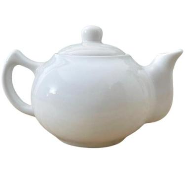 Imagem de Bule Japonês de Porcelana Branca para Café, Chá e Leite - 830ml - Anti