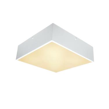 Imagem de Plafon Taschibra Quadra Quadrado 4Xe27 Bivolt Branco