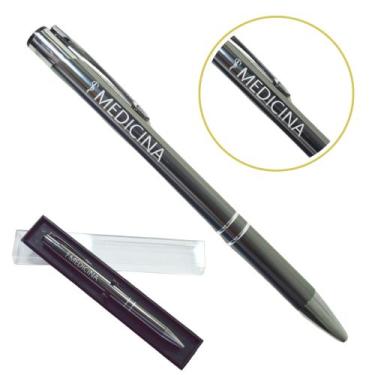 Imagem de Caneta Personalizada Cursos Metal Profissional Coloridas Medicina - ou