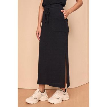 Imagem de SAIA LONG MIDI LADO AVESSO RELAX-Feminino