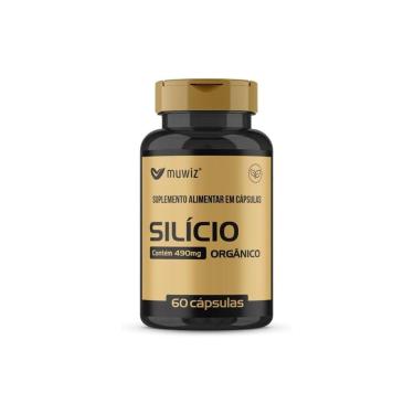 Imagem de Silício Orgânico 490mg 60 Cáps - Muwiz-Unissex