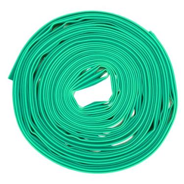 Imagem de DMiotech Tubo termorretrátil tubo de isolamento elétrico 2:1 tubo de fio de cabo envoltório manga verde 1,5 cm diâmetro 5 pés de comprimento