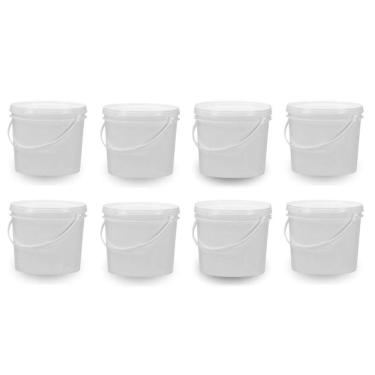 Imagem de Balde Para Comprar A  1.8L Branco 8 Pçs