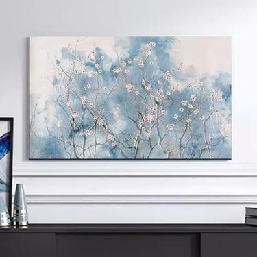 Imagem de Capa contra poeira para TV interna de 32-65 polegadas, flor de lótus, televisão, pano à prova de poeira, protetor de tela LCD universal, tela de TV, pinturas decorativas, sala de estar/quarto - flor