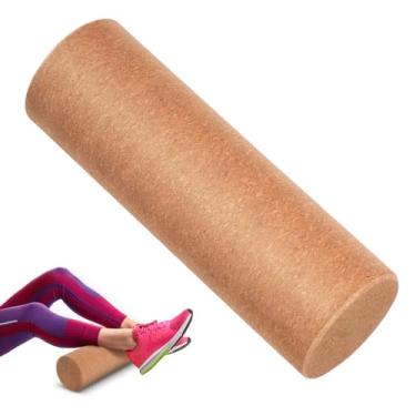 Imagem de Coluna De Ioga Rolo De Ioga Portátil Rolo De Massagem Nas Costas Coluna De Dor Nas Costas Rolo De Ioga Conveniente Rolo De Ioga De Fitness Ginástica Cortiça Tapete De Yoga Sólido