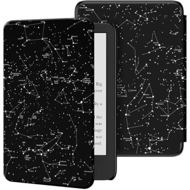 Imagem de Capa para Kindle Colorsoft Com Alça + Película - Tela 7 polegadas - 2025 - Case Kindle Colorsoft Signature (Constelação)