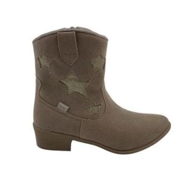 Imagem de Bota Kidy Menina Western Country com Brilho Bege 3120010 - Bege 35-Feminino
