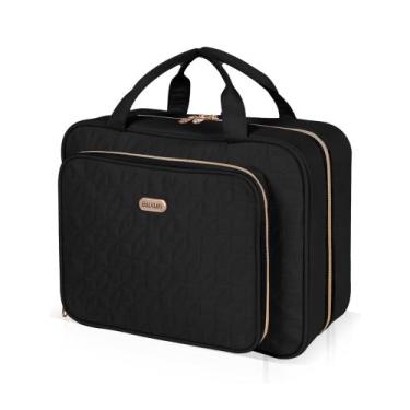 Imagem de Bolsa de higiene de viagem BALULHG impermeável com gancho  preta
