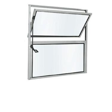 Imagem de Janela Basculante vitro aluminio 40x40 cm - Aluminio nacional