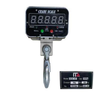 Imagem de Balança de Grua Digital Suspensa c/ controle 10.000 Kg ITA
