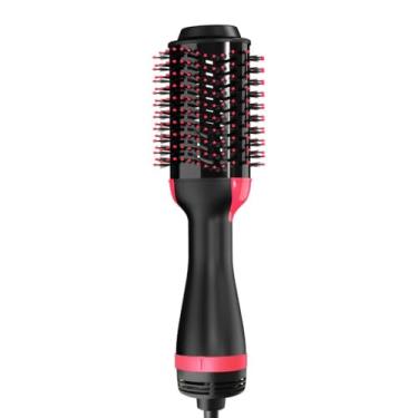 Imagem de Escova Secadora Alisador Elétrica Quente Cabelo Com 3 Em1 Hair Styler APENAS 110V (preto)