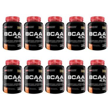 Imagem de Kit 10 X Bcaa 4,5 100G Tangerina - Bodybuilders