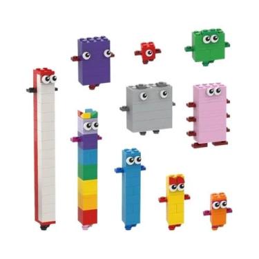 Imagem de Blocos De Construção Educativos De Matemática Para Crianças De Um a De