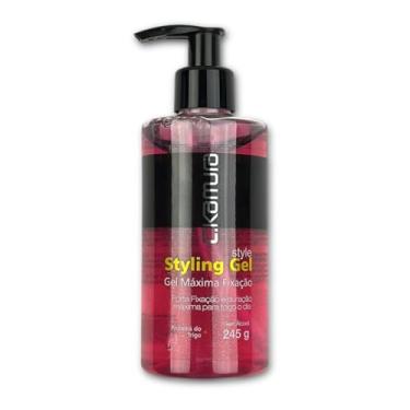 Imagem de Gel modelador de alta fixação 245g com proteína do trigo para definição, brilho e controle dos fios