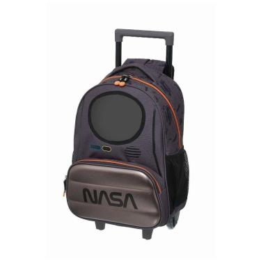 Imagem de Mochila de Rodinhas Pacific Com Alça Pack Me Space Cinza