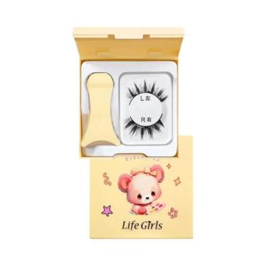 Imagem de Cílios Magnéticos Naturais E Espessos Para Meninas, Reutilizáveis, Sem