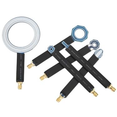 Imagem de Cryfokt Localizador de Campo Magnético Eficiente da Antena da Ponta de Prova do Campo Próximo para Testes de Componentes Eletrônicos, Antena de Magnético de 6 Pces para Engenheiros