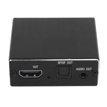 Imagem de Tangxi Extrator de áudio HDMI, Conversor Divisor de Adaptador de áudio AUX 4K 30 Hz HDMI para óptico de 3,5 Mm, para TV, PC, de Som, Alto-falantes, Amplificador, Fones de Ouvido
