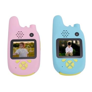Imagem de Diyeeni Walkie Talkie para Crianças Com Vídeo, 2 Pacotes de Walkie Talkies Com Tela, Brinquedos Infantis Recarregáveis ​​de Rádio Bidirecional, Longo Alcance de 328 Pés para Meninos e