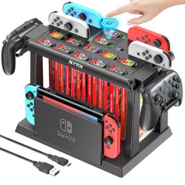 Imagem de Suporte Para Carregador Joycon pro Para N-Switch, Estação De Carregame