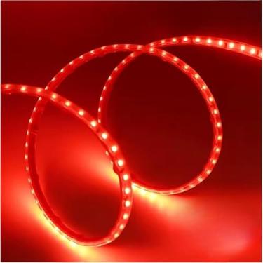 Imagem de Kit Mangueira LED Direta 5050/2835 IP65 120 LEDs por Metro – 1m a 10m 18W/m Bivolt 110V/220V(220v vermelho)