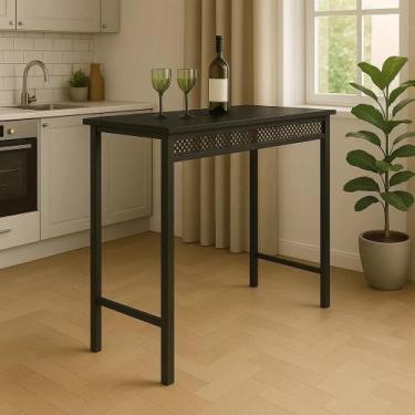 Imagem de Bancada Passa prato Cozinha americana apartamento Multiuso Estilo Indu