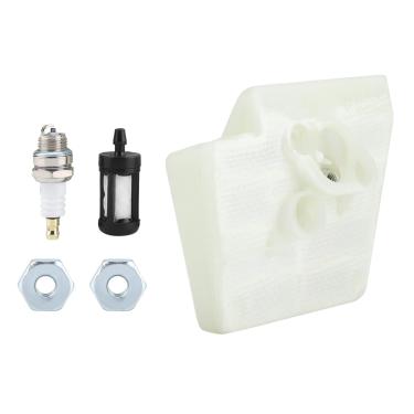 Imagem de Zerodis Kit de Manutenção de Motosserra Com Filtro de Ar, Vela de Ignição, Porcas de Barra, Filtros de Combustível, de óleo para óleo de Motor de Motosserra 026 MS260