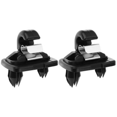 Imagem de SG Store Suporte de gancho para viseira de sol para carro 2X 8V78575624PK compatível com Audi A3 2015+/A5 2017+, preto
