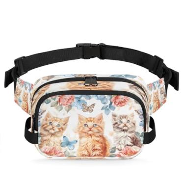 Imagem de Pochete de animais flamingo floresta para mulheres e homens com alça ajustável bolsa de cinto bolsa transversal bolsa de peito bolsa tiracolo bolsa tiracolo bolsa tiracolo, Cor 13