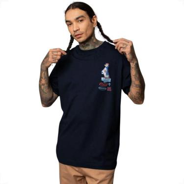 Imagem de Camiseta Oversize Vextor Frozen Pinguim Manga Curta-Masculino