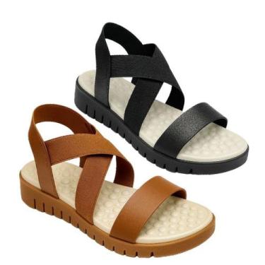 Imagem de Sandália Feminina Ortopédica Papete Anatômica Massageadora Para Esporã