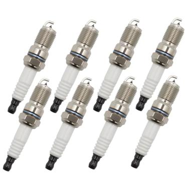 Imagem de 8 peças de velas de ignição irídio adequadas para Chevy Silverado 1500 5.3 Avalanche Suburban Tahoe Camaro Colorado, GMC Sierra 1500 Yukon, Cadillac Escalade, Ford F150, Hummer H2 H3 V8 Substituir