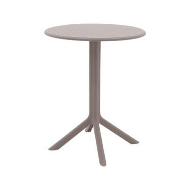 Imagem de Mesa Tramontina Titânia em Polipropileno Camurça 60 cm