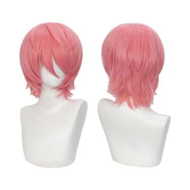 Imagem de Peruca Sintética Curta E Ondulada De 14 Polegadas Para Mulheres, Resis