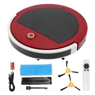 Imagem de Garosa Combinação de Aspirador de pó e Esfregão de robô, Sucção Poderosa 2800Pa, Limpador Robótico 3 Em 1 Com Sensores Infravermelhos e Carregamento USB, para Carpetes de Piso Duro de