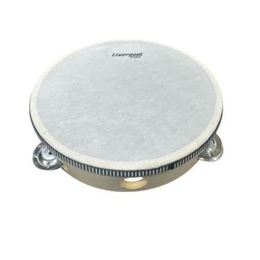 Imagem de Pandeiro liverpool 8 madeira infantil pele nylon