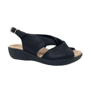 Imagem de Sandália Feminina Piccadilly Fascite Anabela 239015