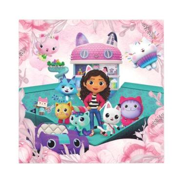 Imagem de Decorações De Festa De Aniversário Gabby Dollhouse Rosa, Suprimentos P