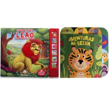 Imagem de Kit de Livros infantil: Pequenos Exploradores: Aventura na Selva + Toq