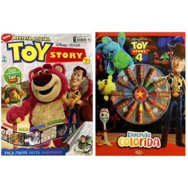 Imagem de Kit de Livros infantil: Toy Story - Disney Diversão Colorida + Revista