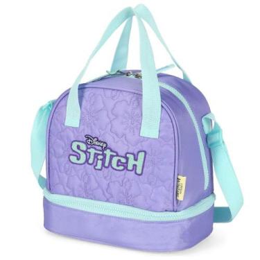 Imagem de Lancheira Transversal Térmica Stitch Bordado Original Luxcel