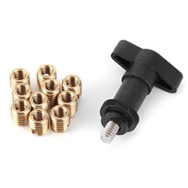 Imagem de Generic Kit de Reparo de Inserção de Pára- de Bronze Com Ferramenta de Alça Em T para Peças de Motocicleta de Carenagem Batwing para Bicicletas de Turismo 1996-2017