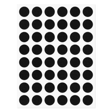 Imagem de 48 peças de almofadas de feltro para porta de armário, almofadas de armário redondas pretas de 1,27 cm, amortecedores, almofadas de feltro autoadesivas para móveis de cozinha, gavetas de chão, cadeira