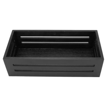 Imagem de Phefop Cesta de Armazenamento de Madeira, Caixas Decorativas Caixa de Armazenamento Multifuncional que Economiza Espaço Com Alças para Banheiro, Quarto, Higiênico, Cosméticos, Produtos para a Pele,