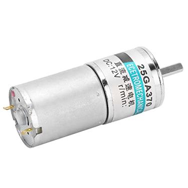 Imagem de Acouto Motor de Engrenagem DC Com Engrenagens de Metal, 12 V de Baixa Velocidade, Design Sem Escova, Alta Eficiência para Diversas Aplicações, 20 Rpm/min (30rpm/min)