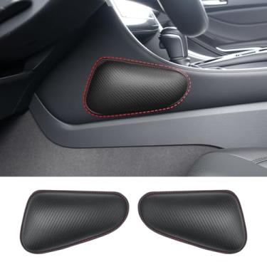 Imagem de Speechn 2 peças de almofada de joelho de carro, almofada de apoio de braço de porta de carro com espuma viscoelástica para cotovelo de perna do joelho, almofada de apoio de braço de carro em forma de