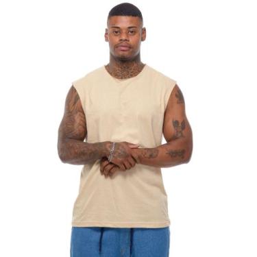 Imagem de Regata Machão Masculina Longline Treino Academia Fitness - Volgue, Beg