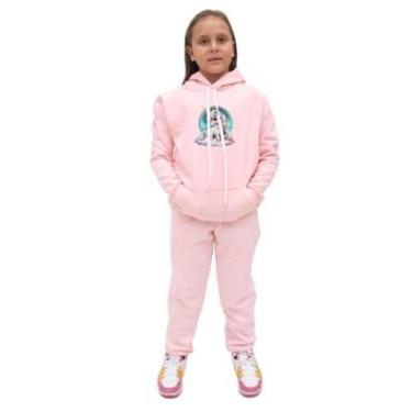 Imagem de Conjunto Moletom Infantil Estampa de Unicornio Menina-Feminino