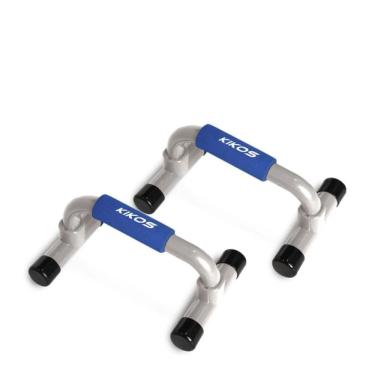 Imagem de Apoio de Flexão Kikos Ergonômico Com Pegadas em Espuma Estável Para Treino de Peito e Braços