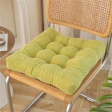 Imagem de Almofadas quadradas para cadeiras de jantar, almofadas de assento grossas e macias, almofadas fofas e confortáveis ​​para cadeiras, para uso interno/externo em cozinhas
